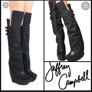 Jeffrey Campbell zealot over the knee boots 9.5